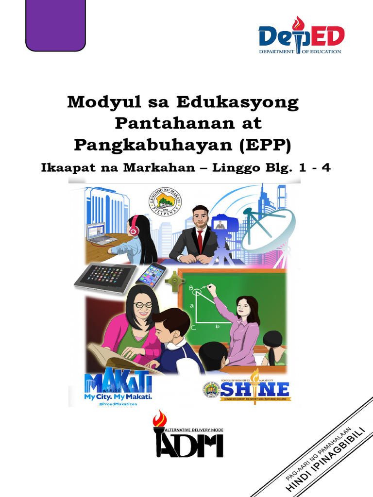Epp5_Q4_Weeks1to4_Binded_Ver1.0 | PDF