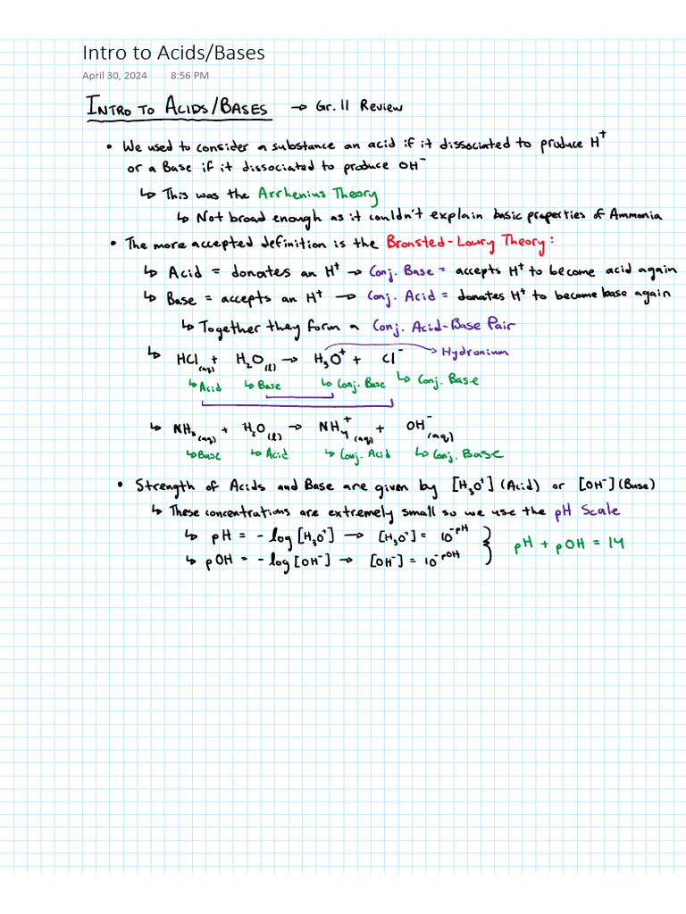 Acids and Bases | PDF