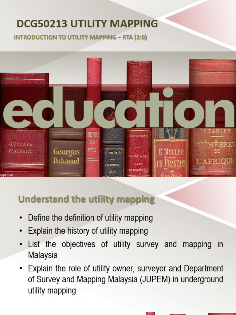 Utility Mapping Objectives in Malaysia | PDF | Surveying | Geographic ...