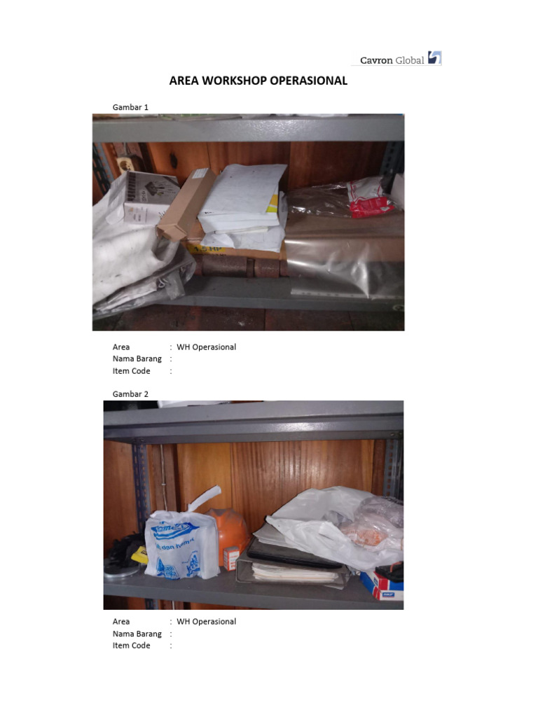 Gambar Area Workshop Operasional | PDF