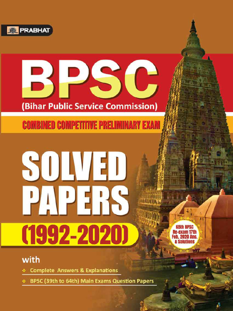 BPSC Solved Papers (1992-2020) | PDF | Indian National Congress ...
