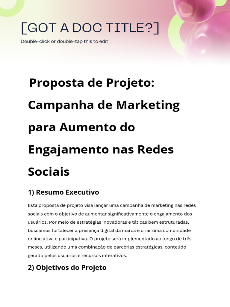 Campanha de Marketing para Redes Sociais | PDF | Rede social | Marketing
