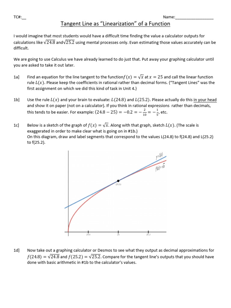 Linearizaiton+%28Intro%29 | PDF