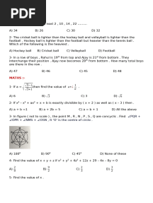 CLASS 9 SMART MATHS 