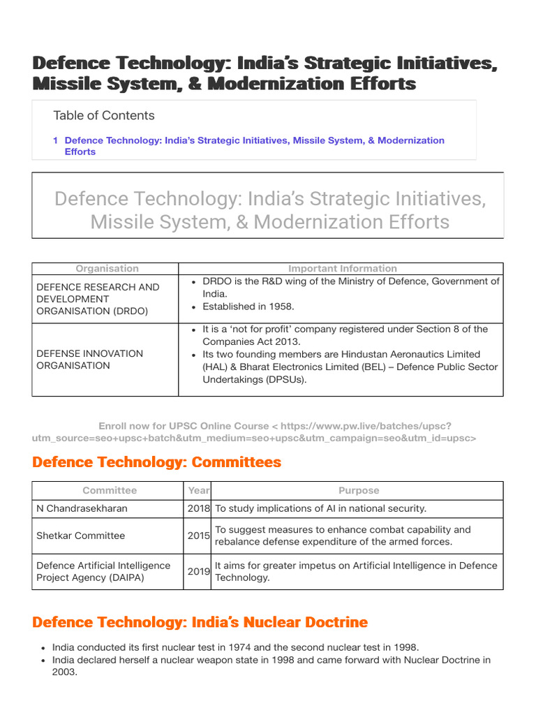 Information About Defence | PDF | Chemical Warfare | Missile