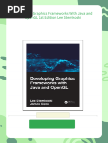 Developing Graphics Frameworks With Java and OpenGL 1st Edition Lee Stemkoski - The full ebook with all chapters is available for download now