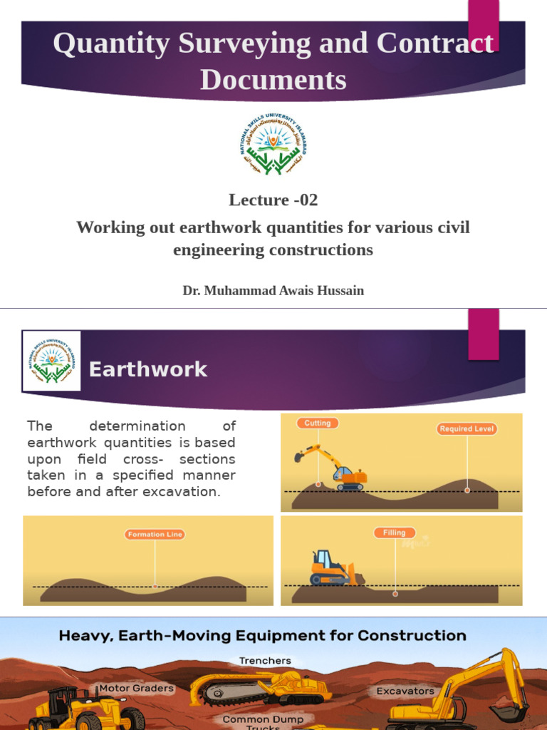 Earthwork Quantity Calculation Methods | PDF