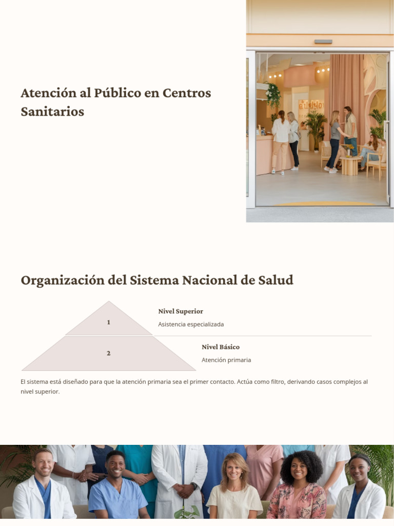 Presentación Organización y Estructura Atención Salud | PDF | Hospital ...