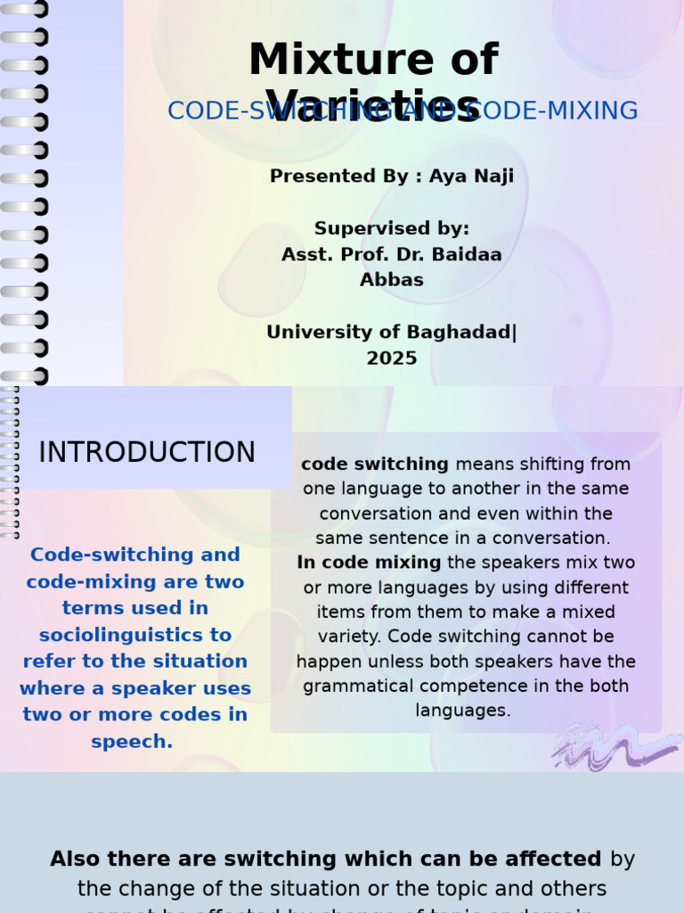 Understanding Code-Switching & Mixing | PDF | Multilingualism | English ...