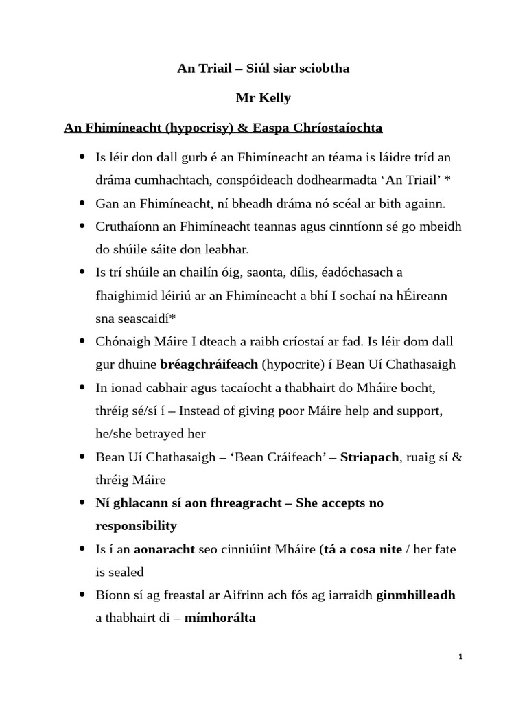 An Triail - Siúl Siar Sciobtha | PDF
