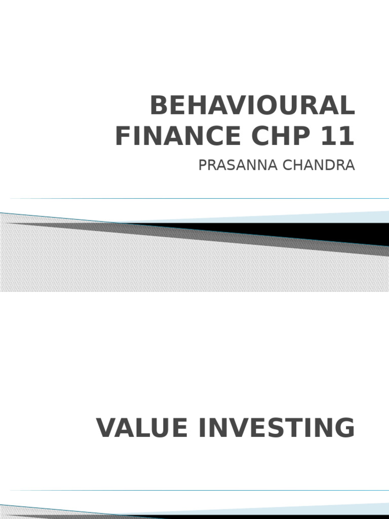 Key Principles of Value Investing | PDF | Value Investing | Investing