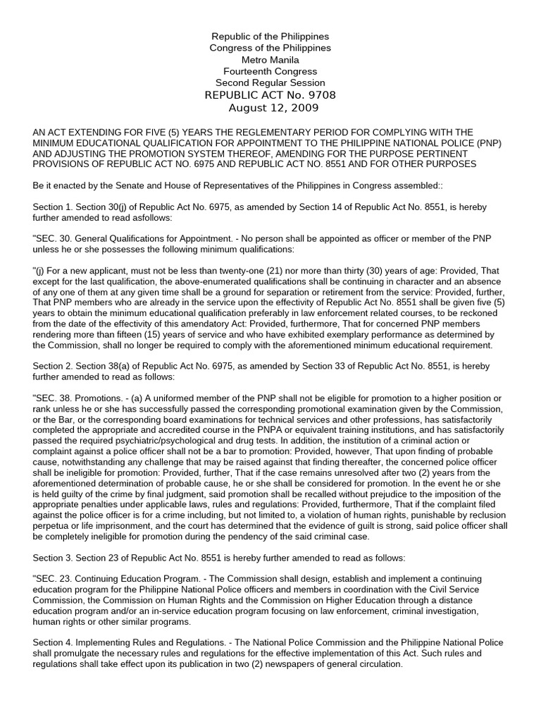 Ra 9708 | PDF | United States House Of Representatives | Criminal Law