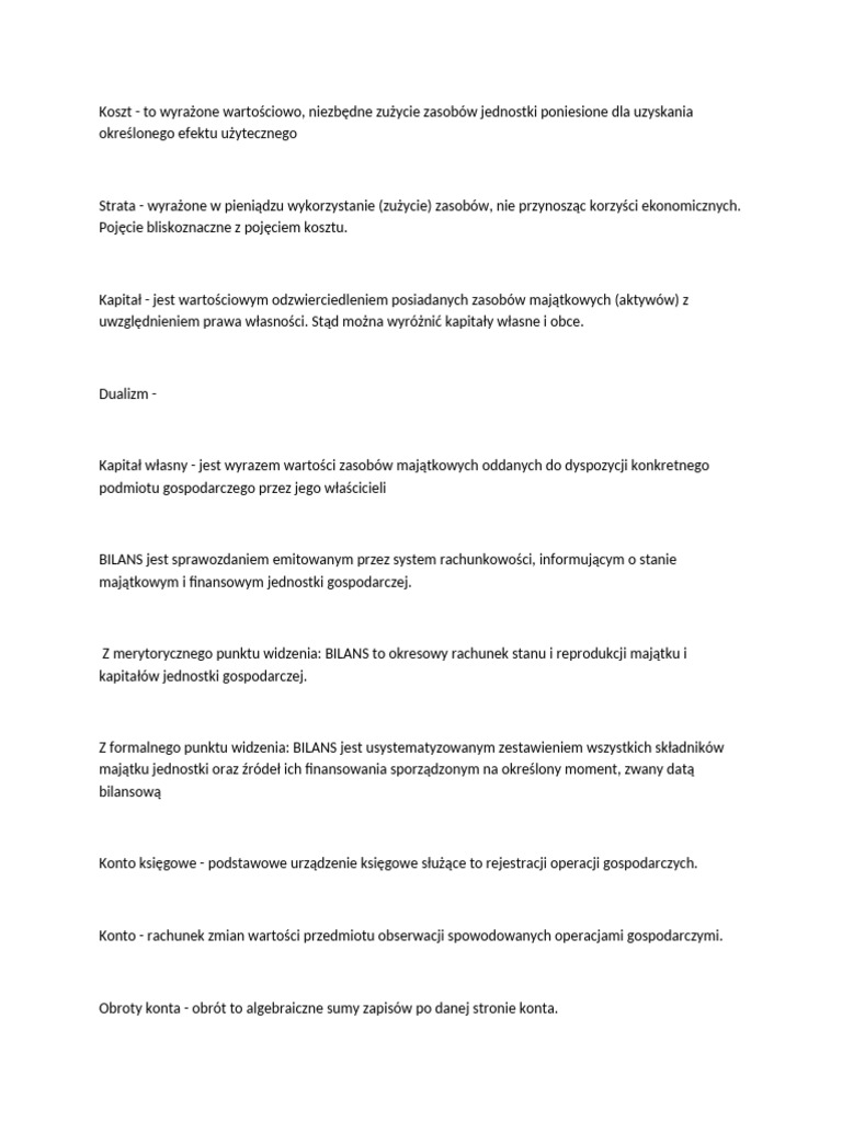 Rachunkowosc | PDF