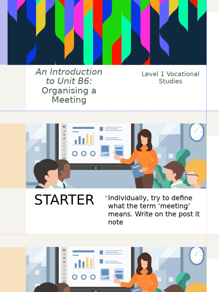Types and Organization of Meetings | PDF | Agenda (Meeting)