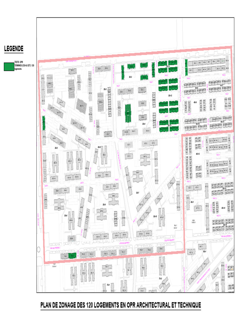 Plan de zonage pour 120 logements | PDF