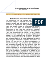 Cristianismo, El Comunismo de La Antigüedad - Alain de Benoist