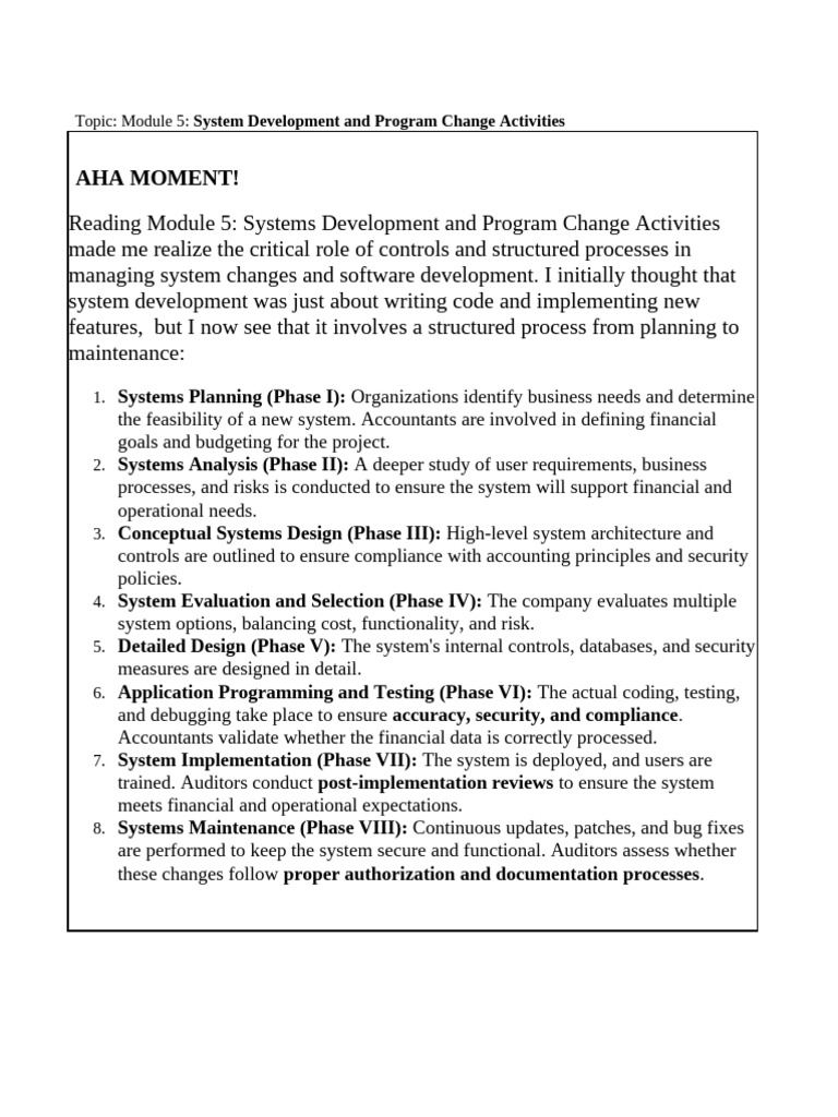 System Development Process Overview | PDF