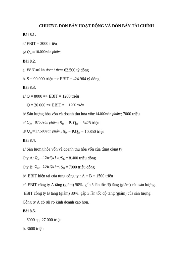 Dap An C 6 8 | PDF