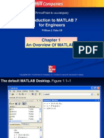 Chapter 1 An Overview of MATLAB