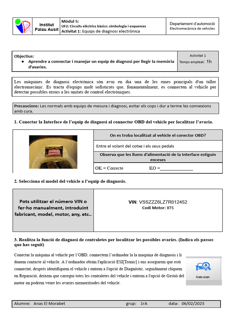 ACT - 1 - Equips de Diagnosi - Anas El Morabet | PDF