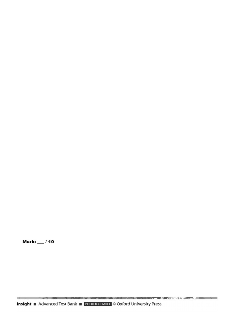 Vocabulary and Grammar Test Unit 2 | PDF | Linguistic Morphology ...