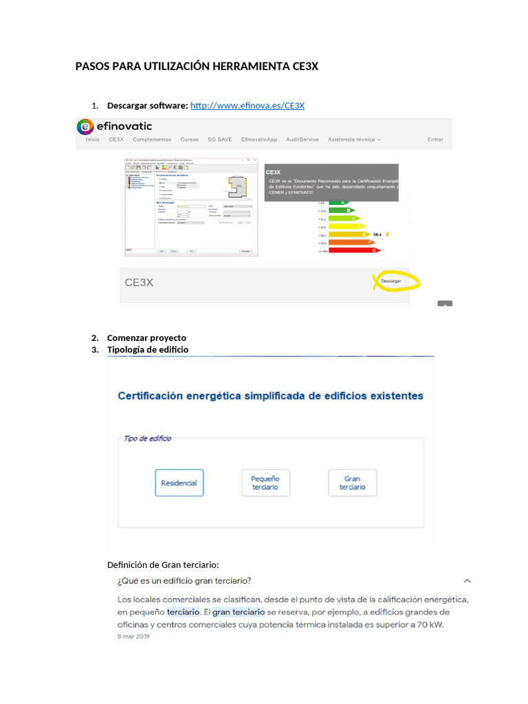 Guía de Uso del Manual CE3X | PDF