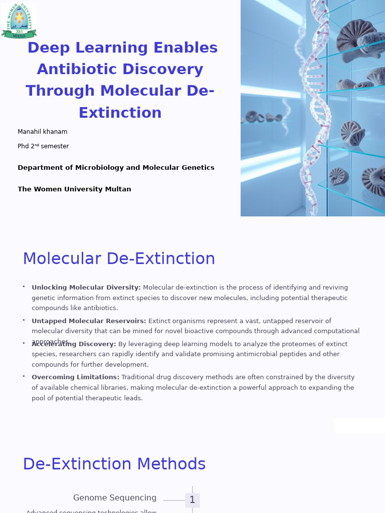 Deep Learning for Antibiotic Discovery | PDF | Antimicrobial Resistance ...