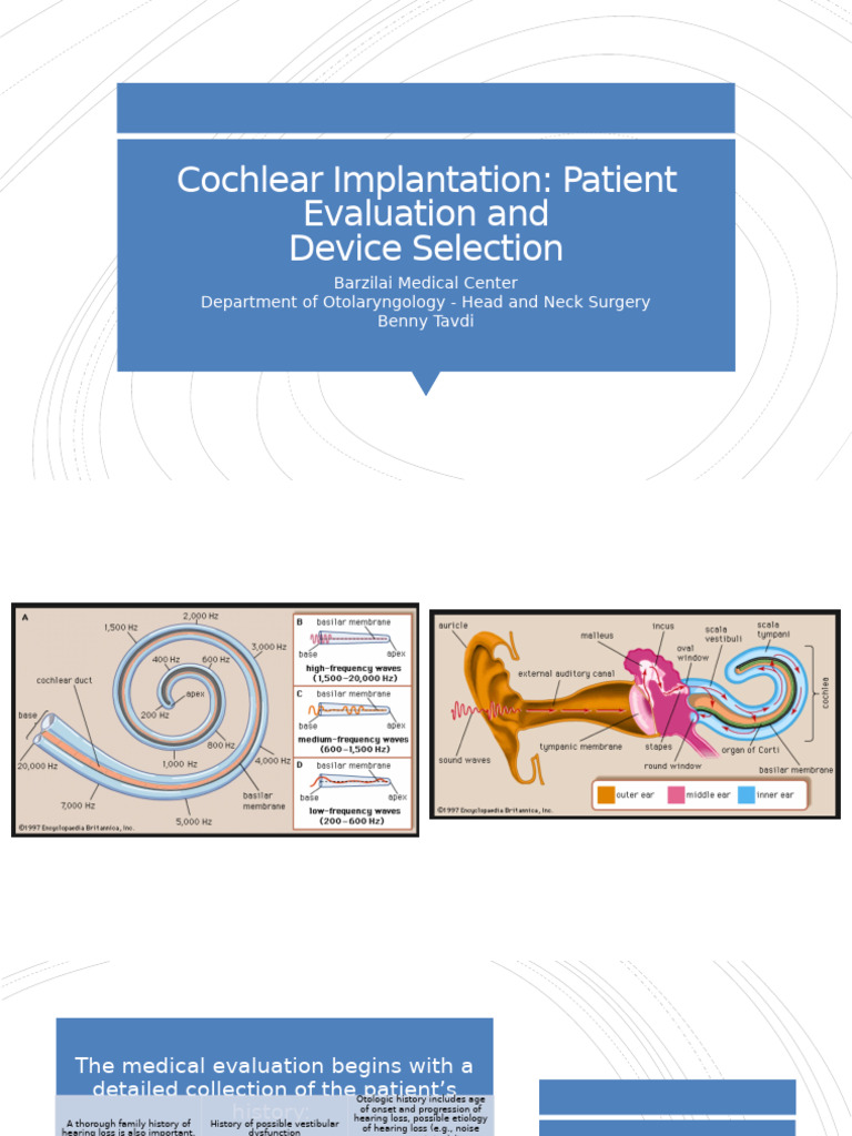 Cochlear Implant Surgery Overview | PDF | Hearing Loss | Neurology