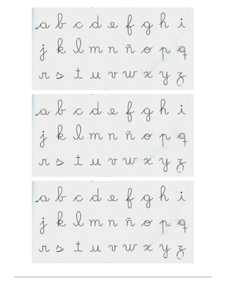 Abc Cursiva | PDF