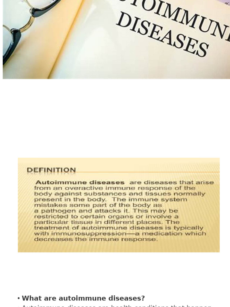 Autoimmune Diseases and MS Overview | PDF | Autoimmune Disease | C ...