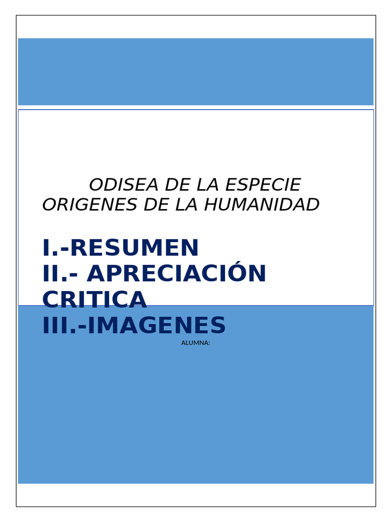 Orígenes de la Humanidad: Evolución y Especies | PDF | neanderthal | Homo