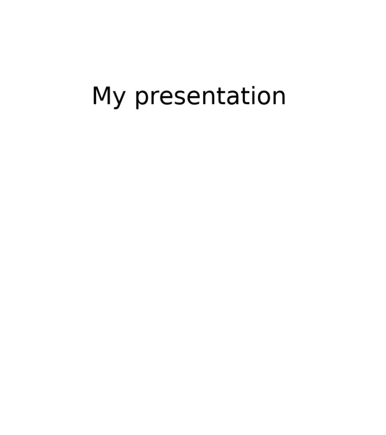 My Presentation | PDF