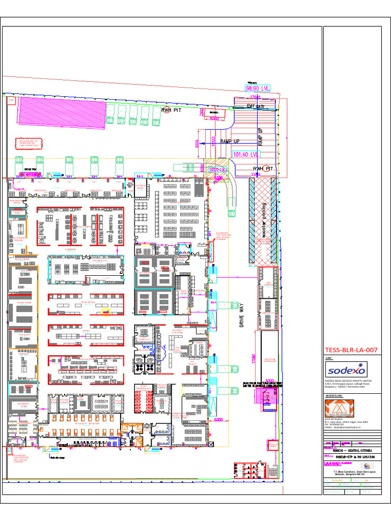 r1 Tess Kitchen BLR Sodexo Etp & Ro Location | PDF | Kitchen | Cooking