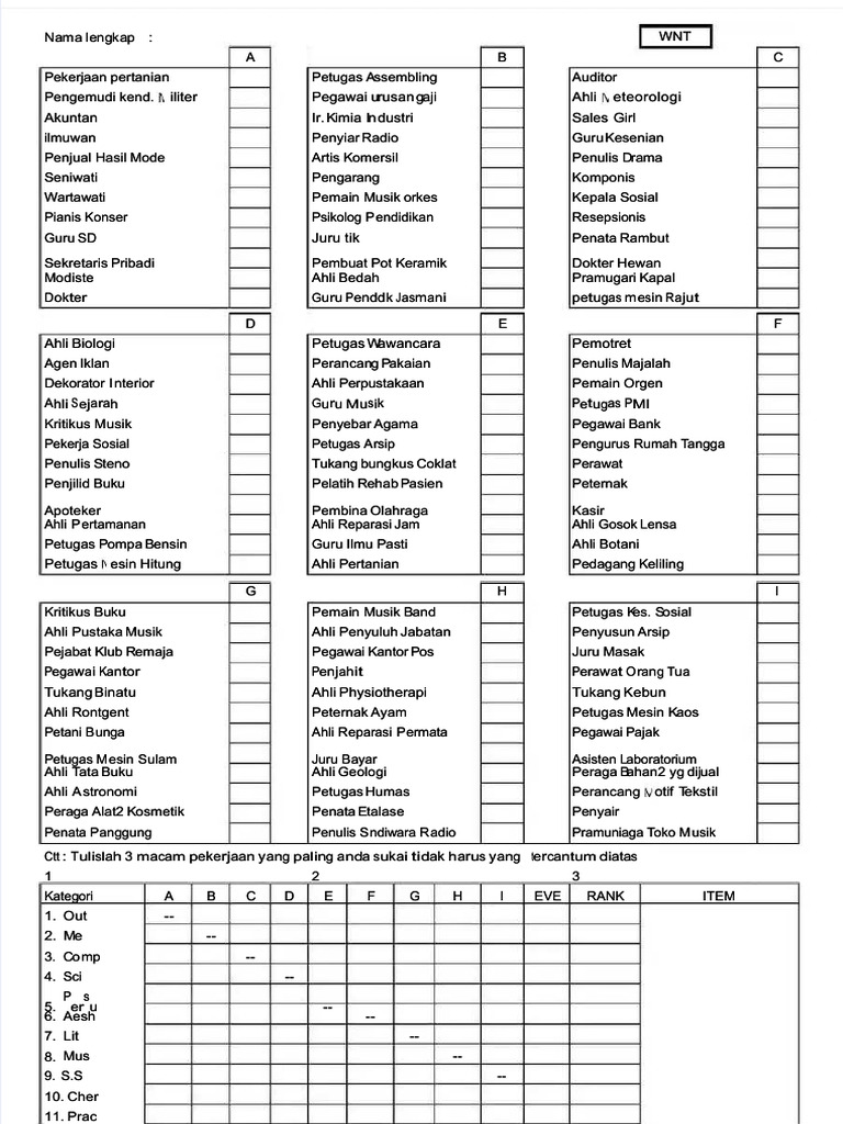 PDF Alat Tes Rmib Dan Bdi - Compress | PDF