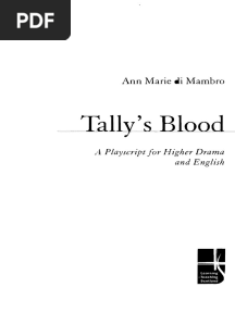 Tally s Blood Text