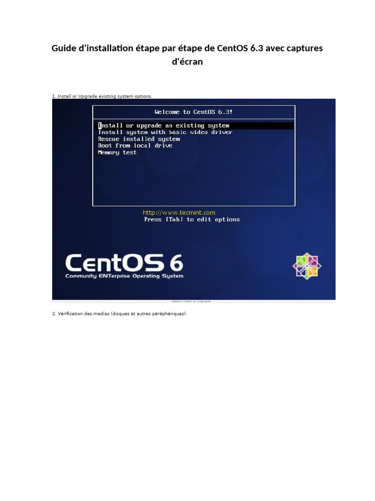 Installation de CentOS 6.3 étape par étape | PDF | Informatique ...