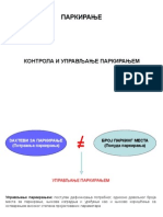 Kontrola i Upravljanje Parkiranjem