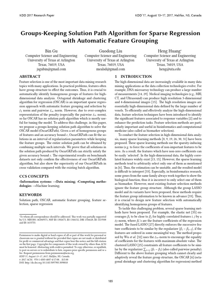 Groups-Keeping Solution Path Algorithm For Sparse Regression With ...