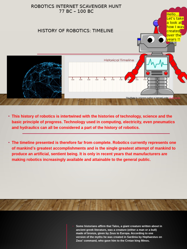 History of Robotics Timeline | PDF