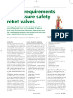 Design Requirements For Pressure Safety Relief Valves: Codes: Structure & Comparison