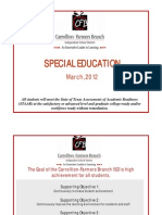 Special Education Board Presentation March 2012