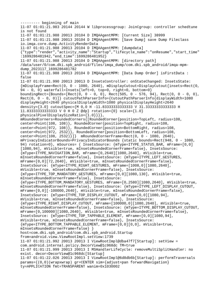 Startup Activity Data Dump Analysis | PDF | Computer Science | Computer ...
