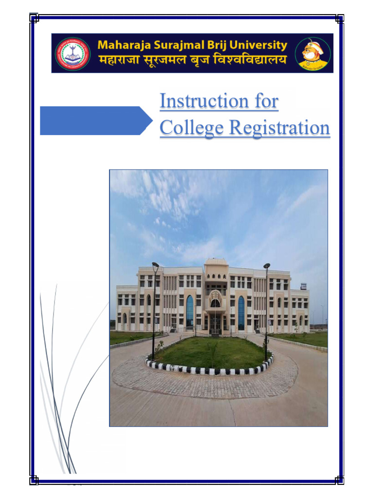 College Registration Instructions 2024-25 | PDF