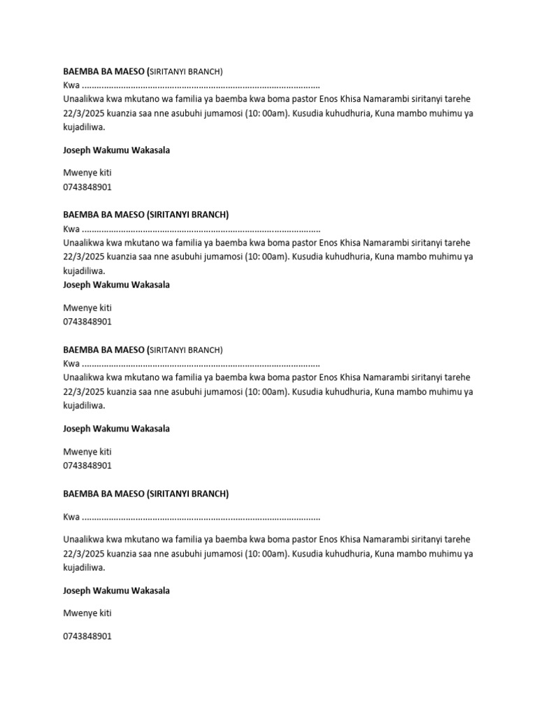 Baemba Ba Maeso-Wps Office | PDF