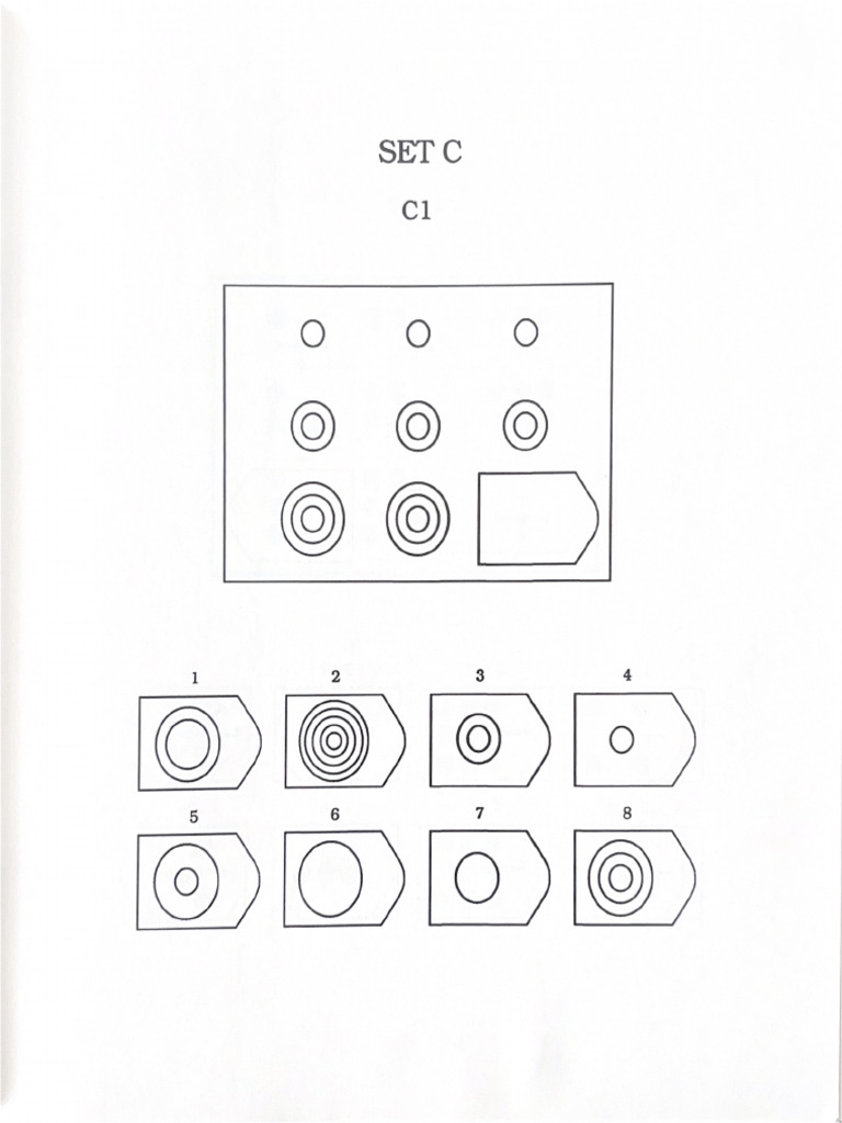Standard Progressive Matrices C-D | PDF