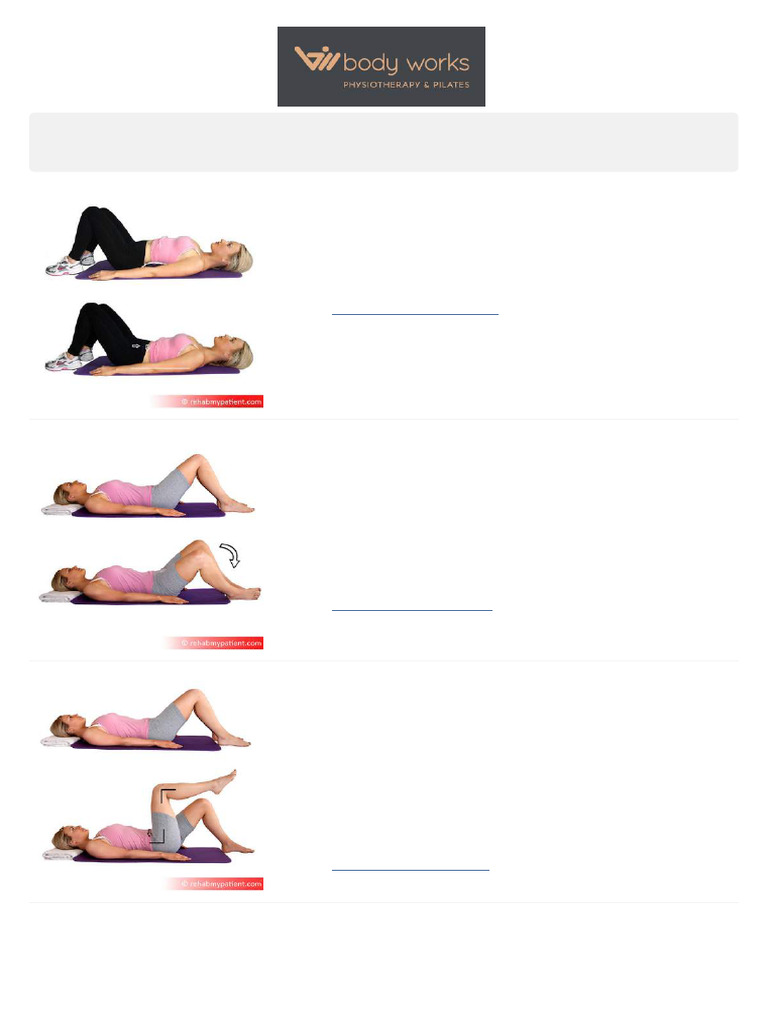 Beginner's Pilates Exercises Guide | PDF | Pilates | Pelvis