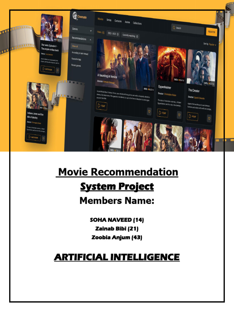 AI Movie Recommendation System Project | PDF | Artificial Intelligence ...