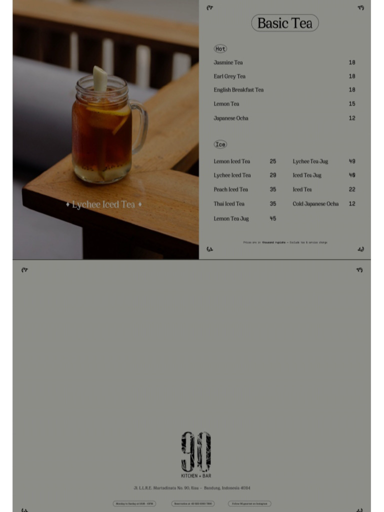Menu Reguler Iftar 90 Gourmet 2025 | PDF