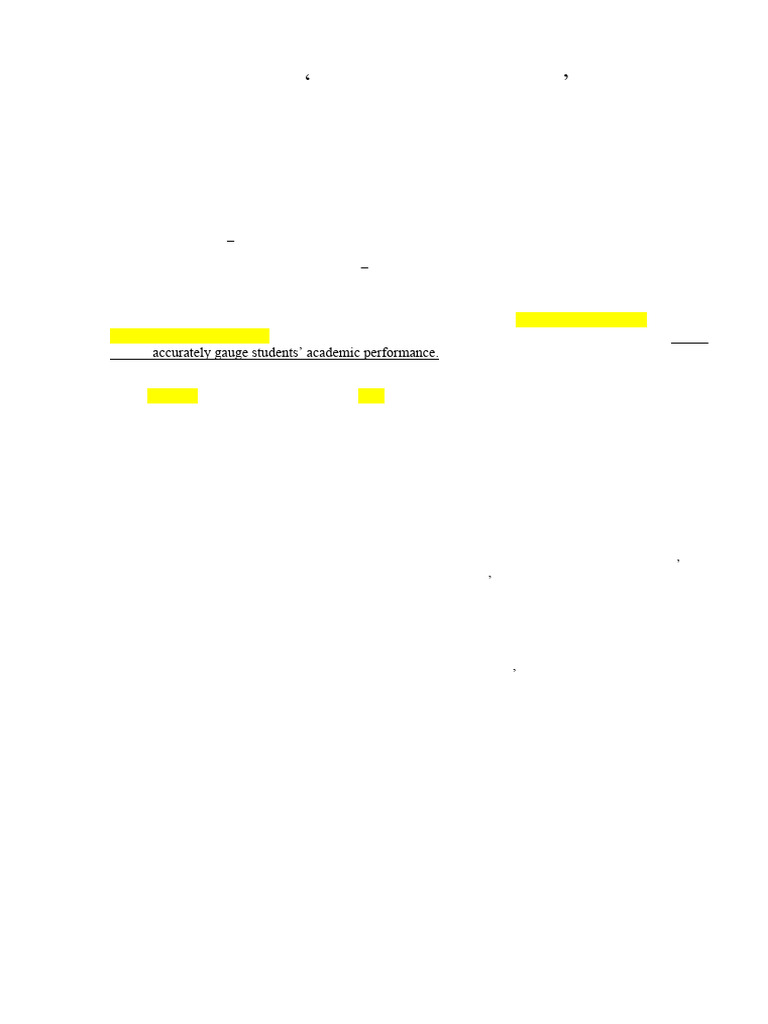 Arguments Against Standardized Testing | PDF