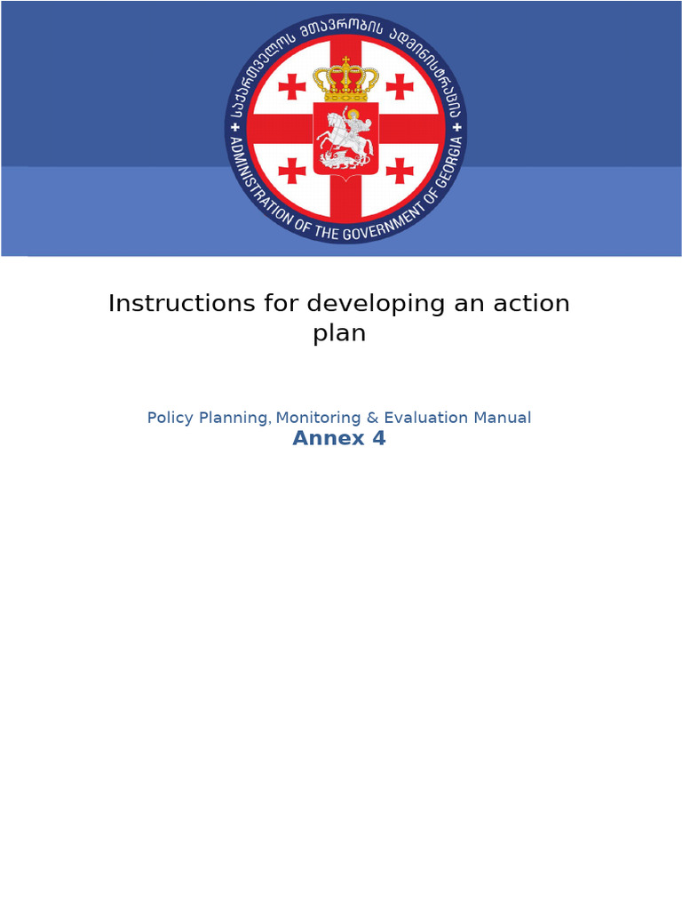 Action Plan Development Guidelines | PDF | Policy | Cost–Benefit Analysis